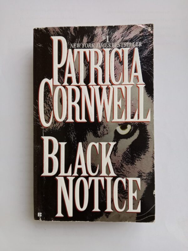 Black notice by Patricia Cornwell