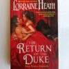 The Return of the Duke by Lorraine Heath